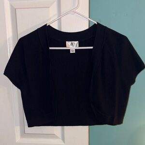 LOFT Navy Cropped Cardigan